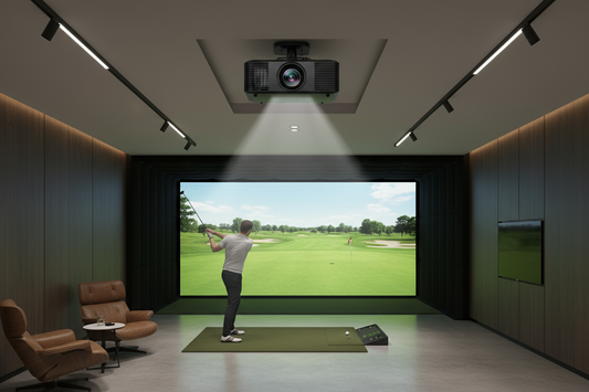 golf simulator projector